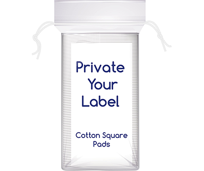 Private Label Cotton Square Pads